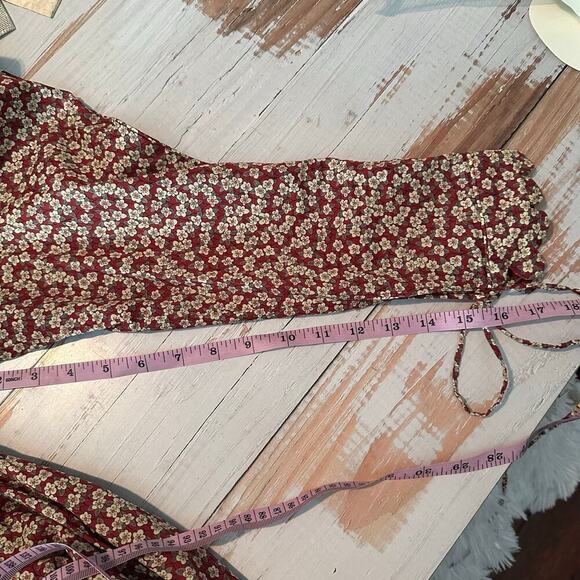 Horror Vacui Elena Scalloped Floral-Print Cotton Midi Dress Size XS - Picture 15 of 15